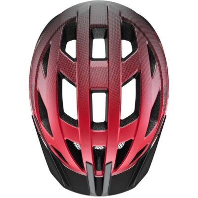 2. UVEX I-vo 2 Fahrradhelm 56-60 cm, rot/schwarz matt