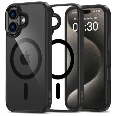 Tech-Protect MagMat MagSafe Hülle für iPhone 16 – transparent