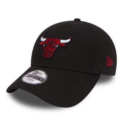 New Era 9FORTY Kids The League NBA Chicago Bulls Schwarze Baseballkappe - 11405644