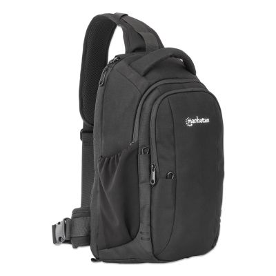 3. Manhattan Amsterdam Rucksack, Schwarz, Polyester