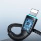 10. Joyroom Starry Series SA32-AL3 3A USB-A / Lightning Kabel 1m - schwarz