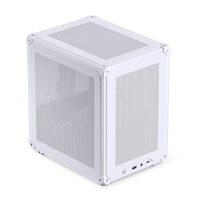 32. Jonsbo C6 Micro-ATX Computergehäuse – Weiß