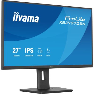 6. iiyama ProLite XB2797QSN-B1 Computermonitor 68,6 cm (27") 2560 x 1440 px Quad HD LCD Schwarz