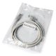5. Patchkabel GEMBIRD PP6U-2M (RJ45 – RJ45; 2 m; UTP; Kat. 6; grau)