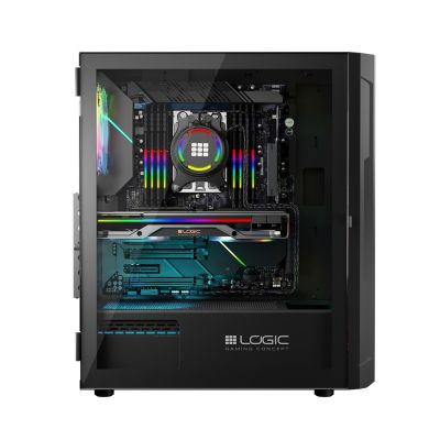 16. LOGIC ARAMIS ARGB MIDI USB 3.0 SCHWARZES GEHÄUSE