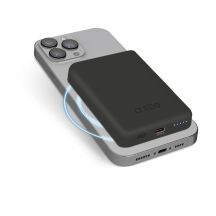 SBS TEBB5000MAG1CK kabellose Powerbank 5000 mAh USB-C, MagSafe kompatibel – Schwarz