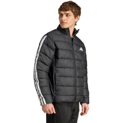 10. adidas Essentials 3-Streifen Herrenjacke Schwarz JM8416