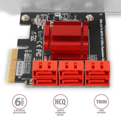 4. AXAGON PCES-SA6 PCIe 6x Controller intern