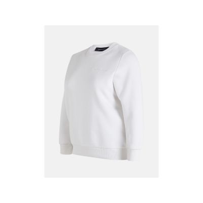 6. Peak Performance W Original Small Logo Crew Sweatshirt Weiß