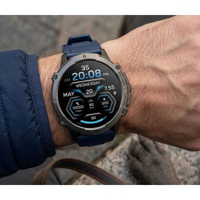2. Smartwatch Gravity Schwarzes Armband + Armband GT42-2