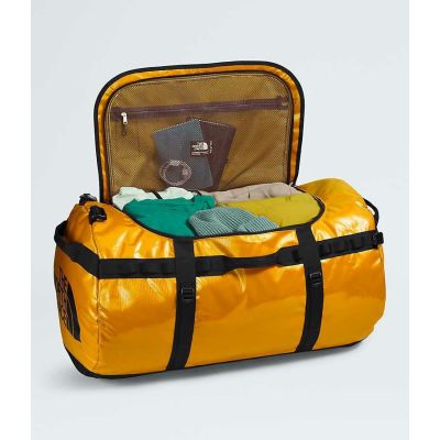 4. Base Camp Duffel XXL Tasche – Summit Gold – TNF Schwarz