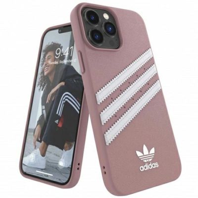 Adidas OR Molded Case PU für iPhone 13 Pro Max - Pink