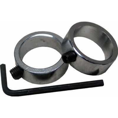 6. Lenkerklemmringe Chrom-Set 2 Stück Best Sporting fi30