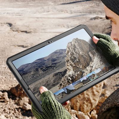 6. Unicorn Beetle Pro Supcase Hülle für Samsung Galaxy Tab S9 11.0 / S9 FE / S10 FE / S10 Lite 10.9 X710 / X716B / X510 / X516B / X520 / X526 / X400 / X406B - Schwarz