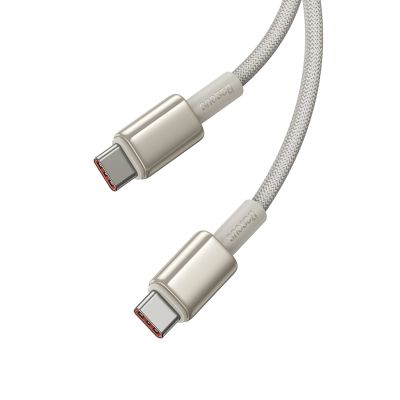 2. Baseus Tungsten Gold USB-C / USB-C-Kabel 100 W 1 m – Gold