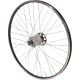 10. 28-Zoll-Vorderrad mit Shimano-Nabe, schwarze Felge