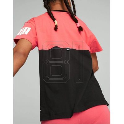 6. Puma Power Colorblock Jr T-Shirt 670204 35