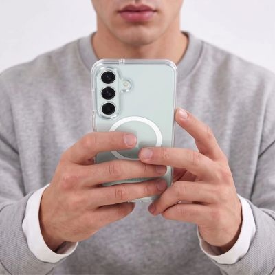 6. Tech-Protect FlexAir Hybrid MagSafe Hülle für Samsung Galaxy S26 FE – Transparent