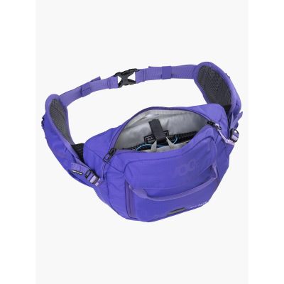 3. EVOC Hüfttasche 3 + Trinkblase 1,5 violett