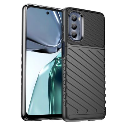 Thunder Case für Motorola Moto G62 5G Silikonschutzhülle schwarz