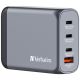 Verbatim GaN GNC-100 4-Port 100W/USB A/C Netzteil (EU/UK/US)