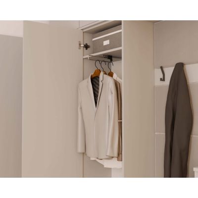 8. Kleiderschrank HAGA IV 3SZ1W Kaschmir