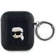 Karl Lagerfeld Monogram Karl Head Case für AirPods 1/2 – Schwarz