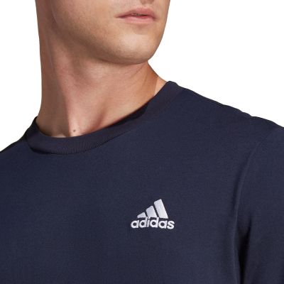 12. adidas Essentials Jersey, gesticktes kleines Logo, M, HY3404