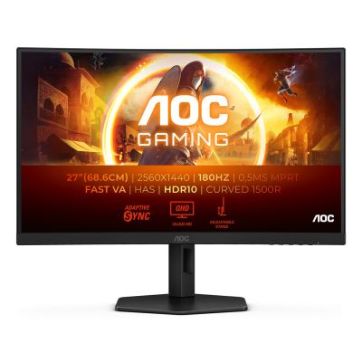 2. AOC G4 CQ27G4X Computermonitor 68,6 cm (27") 2560 x 1440 px Quad HD LCD Schwarz