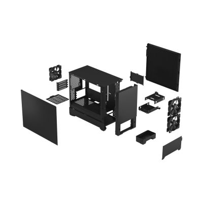 3. FRACTAL DESIGN Pop Mini Silent Schwarz S