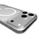 8. Puro Lite Mag TPU+PC Hülle kompatibel mit MagSafe für iPhone 17 Pro Max - Transparent mit weißem Ring