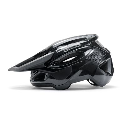 2. Rockbros LK-99 Mountainbike-Helm mit verstellbarem Visier und Magnetverschluss, Größe 58–62 cm – Schwarz