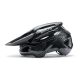 2. Rockbros LK-99 Mountainbike-Helm mit verstellbarem Visier und Magnetverschluss, Größe 58–62 cm – Schwarz