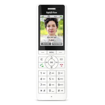 6. FRITZ!Fon X6 DECT-Telefon Anrufername und -identifizierung Weiß