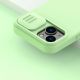8. Nillkin CamShield Magnetische Silikonhülle iPhone 14 Plus Magnetische MagSafe-Abdeckung mit Kameraschutz Grün