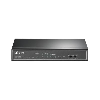 4. TP-LINK TL-SF1008LP Desktop-Switch, 8 Ports (10/100 Mbit/s, 4 Ports PoE), 8 RJ45-Ports (10/100 Mbit/s, 4 Ports PoE), Datenübertragung und Stromversorgung von Geräten über dieselben Kabel, Plug-and-Play-Installation, keine Konfiguration erforderlich