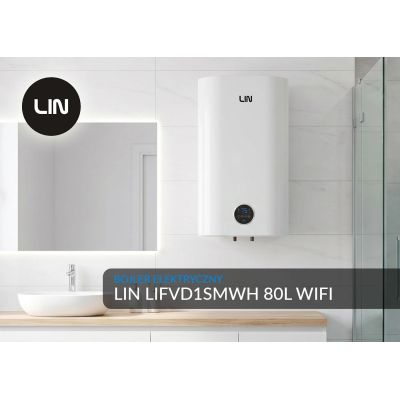 2. Elektroboiler LIN LIFVD1SMWH 80L SMART weiß WLAN