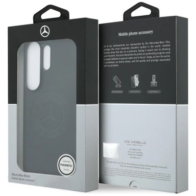 8. Mercedes Vintage Logo MagSafe Hülle für Samsung Galaxy S26 Ultra - Schwarz