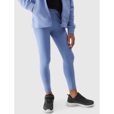 4. Elastische Baumwollleggings für Mädchen 4F Junior