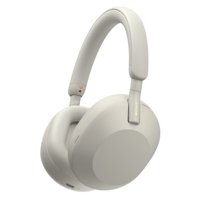 Sony WH-1000XM5 On-Ear-Bluetooth-Kopfhörer, silber