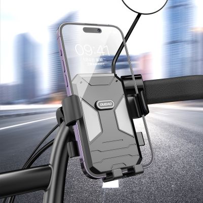 9. Fahrrad-/Motorrad-Telefonhalter Dudao F7C – schwarz