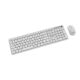 3. GEMBIRD Kabelloses Tastatur- und Maus-Set Silent Key Pro Business, Weiß, US-Layout