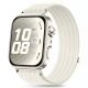 Tech-Protect Nylonarmband für Huawei Watch Fit 3 / 4 / 4 Pro / 5 / 5 Pro – Weiß