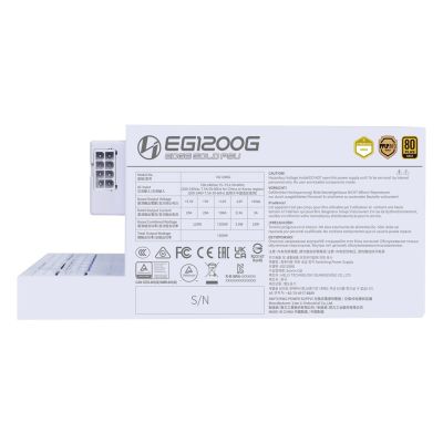 9. Lian Li EDGE GOLD 1200 80 PLUS Gold Netzteil, PCIe 5.1, ATX 3.1 - 1.200 Watt, weiß, inkl. USB-Hub