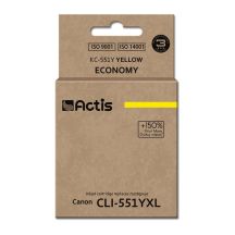 Actis KC-551Y Tinte (ersetzt Canon CLI-551Y; Standard; 12 ml; Gelb)