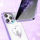 6. Silikonhülle mit Swarovski-Kristallen Kingxbar Wish Series für iPhone 14 Plus – Lila