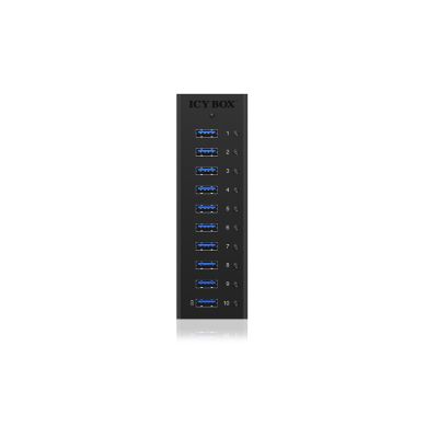 5. ICY BOX IB-AC6110 USB 3.2 Gen 1 (3.1 Gen 1) Typ-B 5000 Mbit/s Schwarz