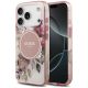 Guess IML Flower & Tonal Circle MagSafe Hülle für iPhone 18 Pro Max / 17 Pro Max – Rosa