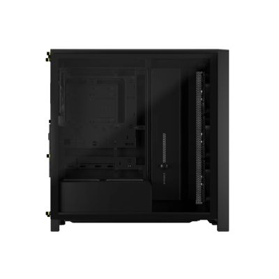 4. Corsair FRAME 4000D WOOD RS Midi-Tower, Schwarz, Holz