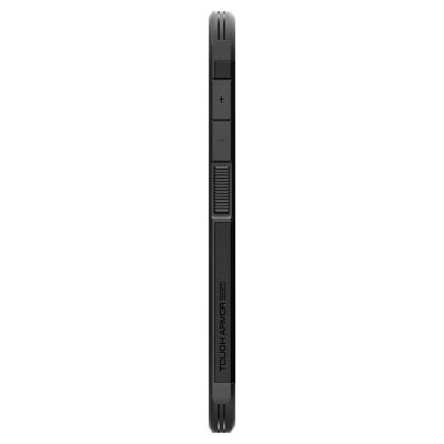 10. Spigen Tough Armor MagSafe Hülle für Samsung Galaxy S25 – Schwarz